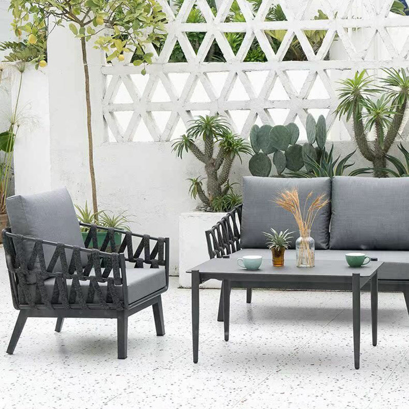Chic Modern Outdoor Rope Sofa – 1, 2, or 3-Seater for Balcony & Patio