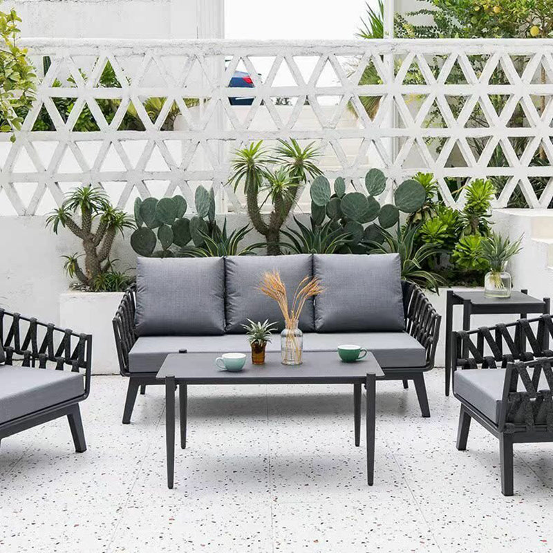 Chic Modern Outdoor Rope Sofa – 1, 2, or 3-Seater for Balcony & Patio