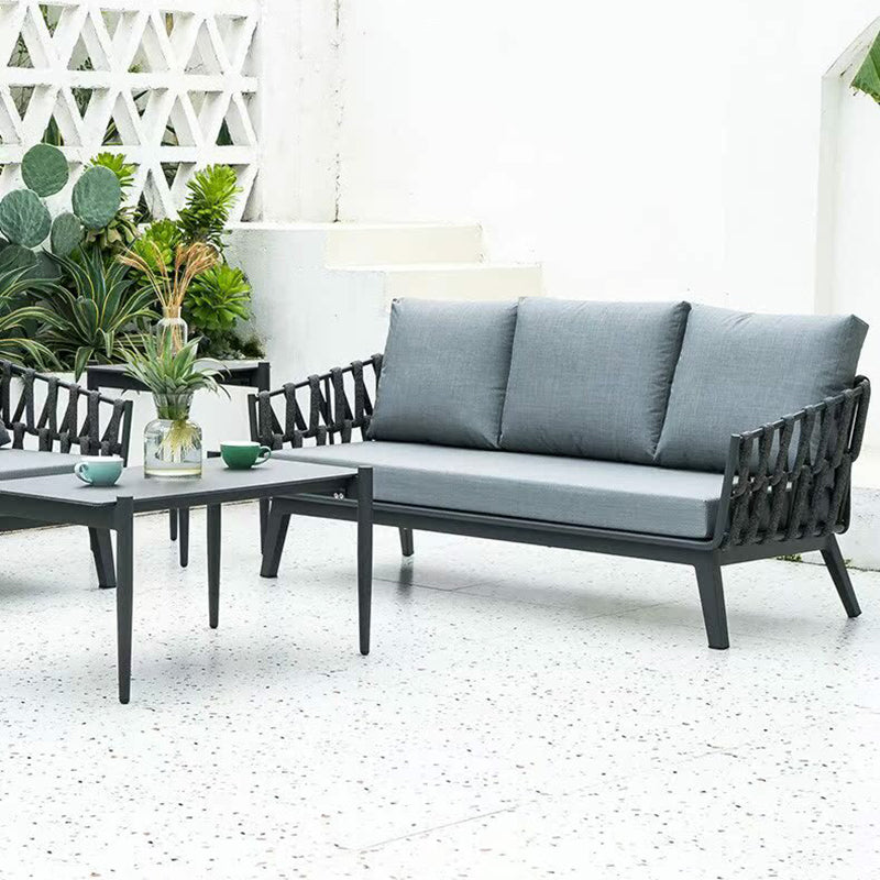 Chic Modern Outdoor Rope Sofa – 1, 2, or 3-Seater for Balcony & Patio
