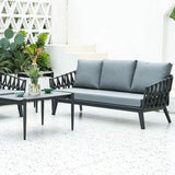Chic Modern Outdoor Rope Sofa – 1, 2, or 3-Seater for Balcony & Patio