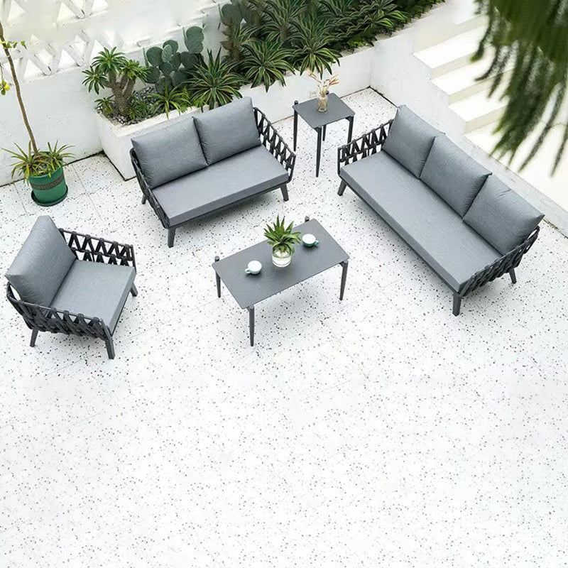 Chic Modern Outdoor Rope Sofa – 1, 2, or 3-Seater for Balcony & Patio