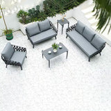 Chic Modern Outdoor Rope Sofa – 1, 2, or 3-Seater for Balcony & Patio