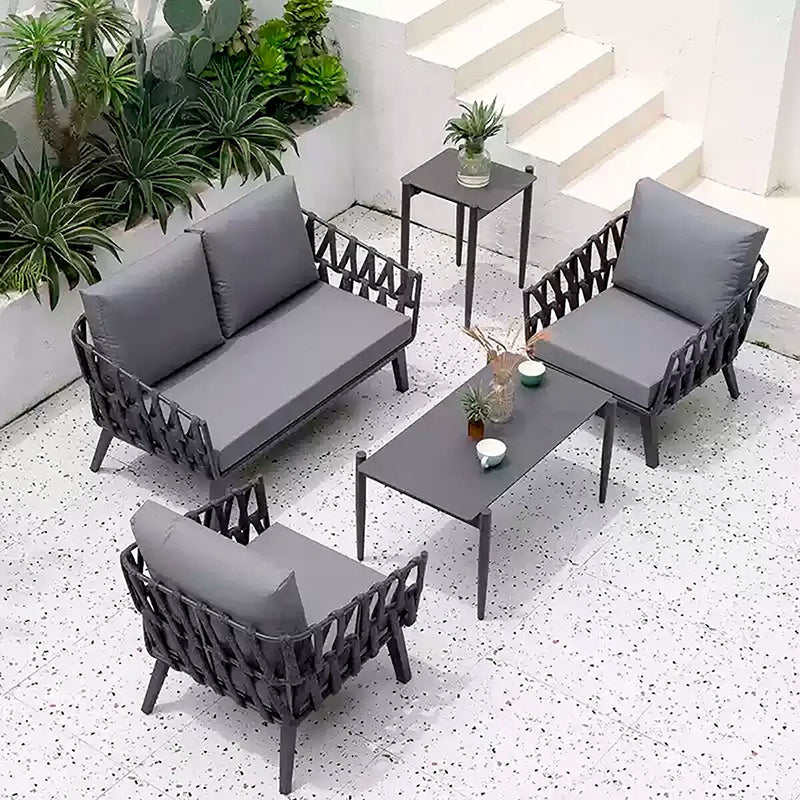 Chic Modern Outdoor Rope Sofa – 1, 2, or 3-Seater for Balcony & Patio