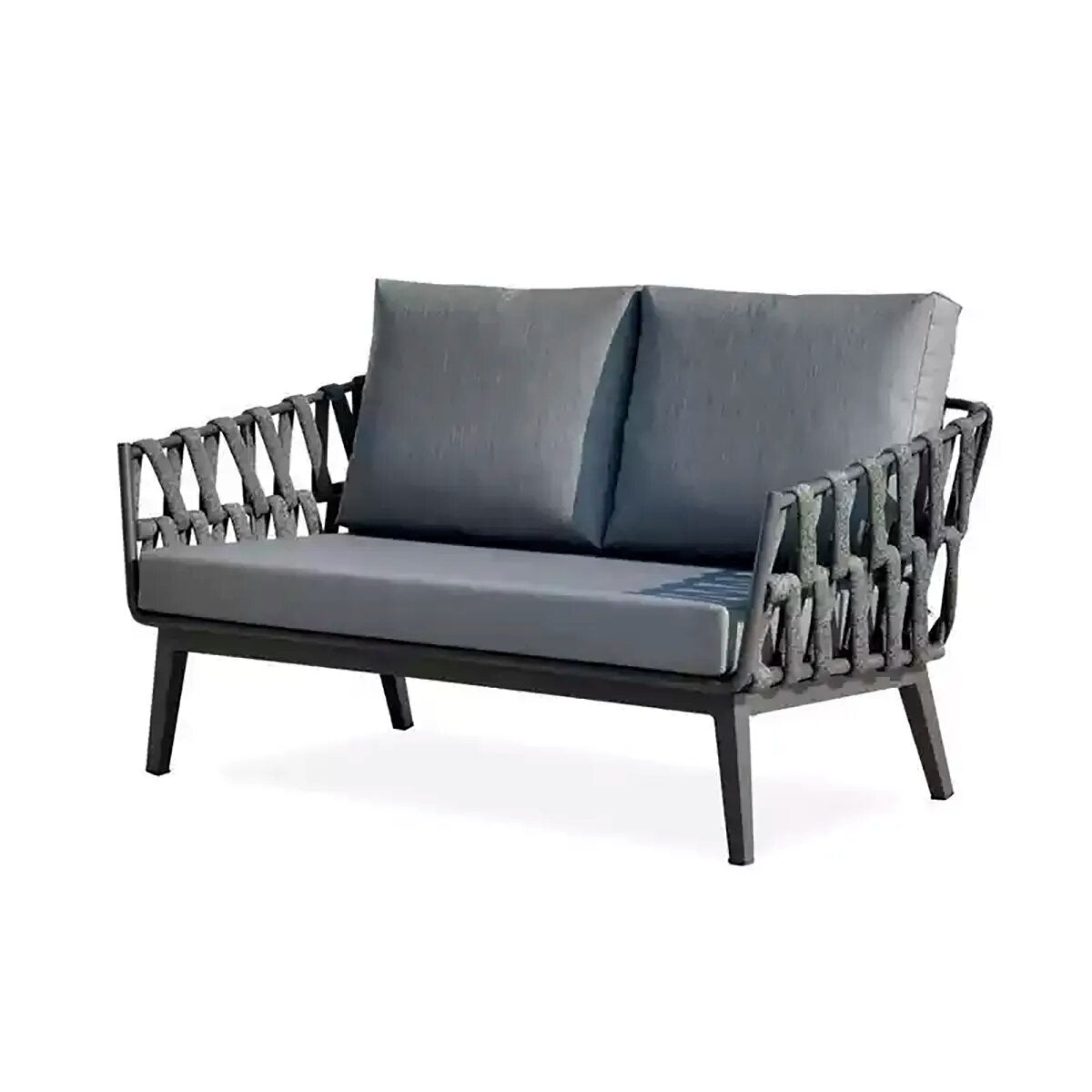 Chic Modern Outdoor Rope Sofa – 1, 2, or 3-Seater for Balcony & Patio