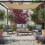 Chic Modern Outdoor Rope Sofa – 1, 2, or 3-Seater for Balcony & Patio