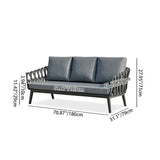 Chic Modern Outdoor Rope Sofa – 1, 2, or 3-Seater for Balcony & Patio