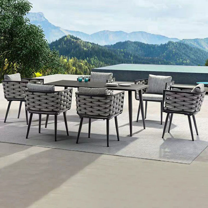 Traditional Chinese-Style Outdoor Rope-Weave Sofa – 1/2/3-Seater for Balcony & Patio