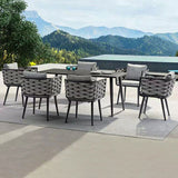 Traditional Chinese-Style Outdoor Rope-Weave Sofa – 1/2/3-Seater for Balcony & Patio