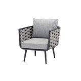 Traditional Chinese-Style Outdoor Rope-Weave Sofa – 1/2/3-Seater for Balcony & Patio