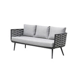 Traditional Chinese-Style Outdoor Rope-Weave Sofa – 1/2/3-Seater for Balcony & Patio