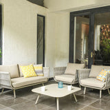 Modern Scandinavian Outdoor Rope-Weave Sofa – 1/2/3-Seater for Balcony & Patio
