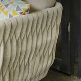 Modern Scandinavian Outdoor Rope-Weave Sofa – 1/2/3-Seater for Balcony & Patio