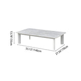 Minimalist Aluminum Alloy Outdoor Table with Scratch-Resistant Sintered Stone Top – Weatherproof Patio Coffee Table