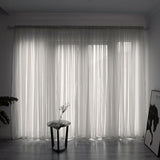Luxurious Polyester Voile Curtain for Windows