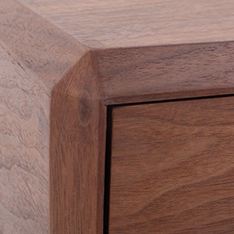 Retro Rotating Wood Nightstand with Rotatable Top and 1 Drawer – Classic Bedside Table with Smart Storage for Bedroom