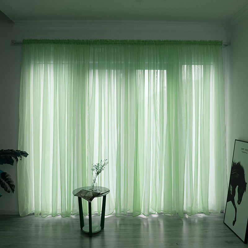 Luxurious Polyester Voile Curtain for Windows