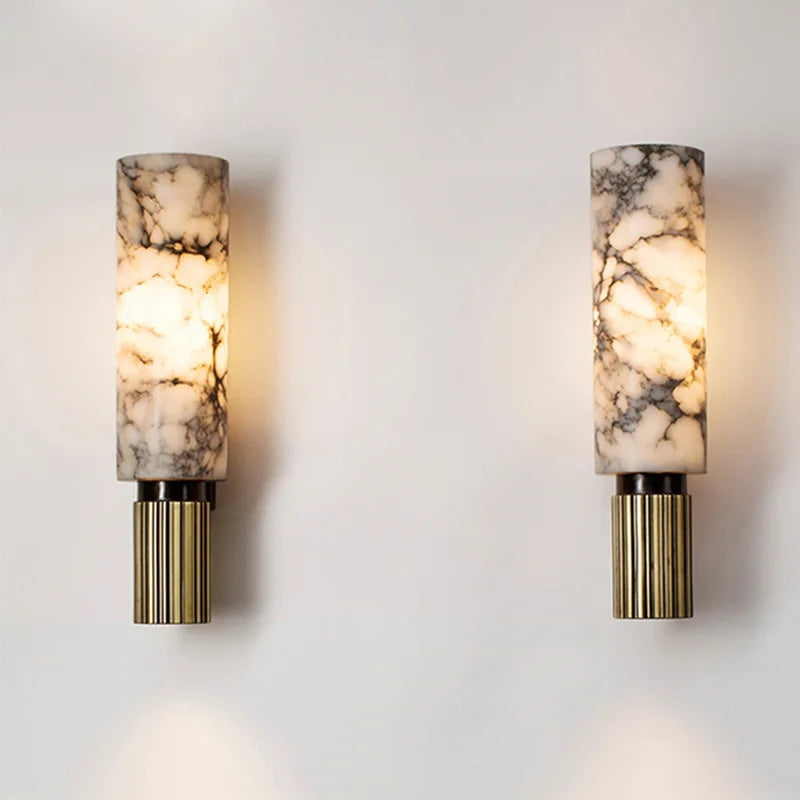 Elegant Marble Wall Light - Modern, Durable, Soothing Ambient Glow