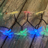 Outdoor Solar Dragonfly LED String Lights - Waterproof Festival & Party Decor
