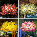 Creative Colorful Flower 3-Light Globe Chandeliers for Plants