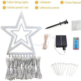 Star Waterfall LED String Lights - Christmas Meteor Shower for Holiday Decor