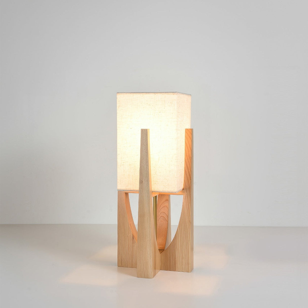 Japanese Wabi-Sabi Style Standing Floor Lamp — Minimalist, Elegant Ambient Lighting