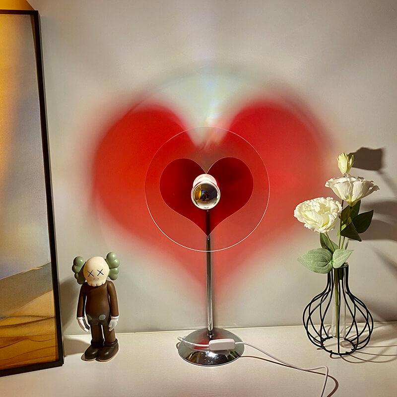 Creative Heart-Shaped 1-Light LED Standing Floor Lamp with Modern Vibes