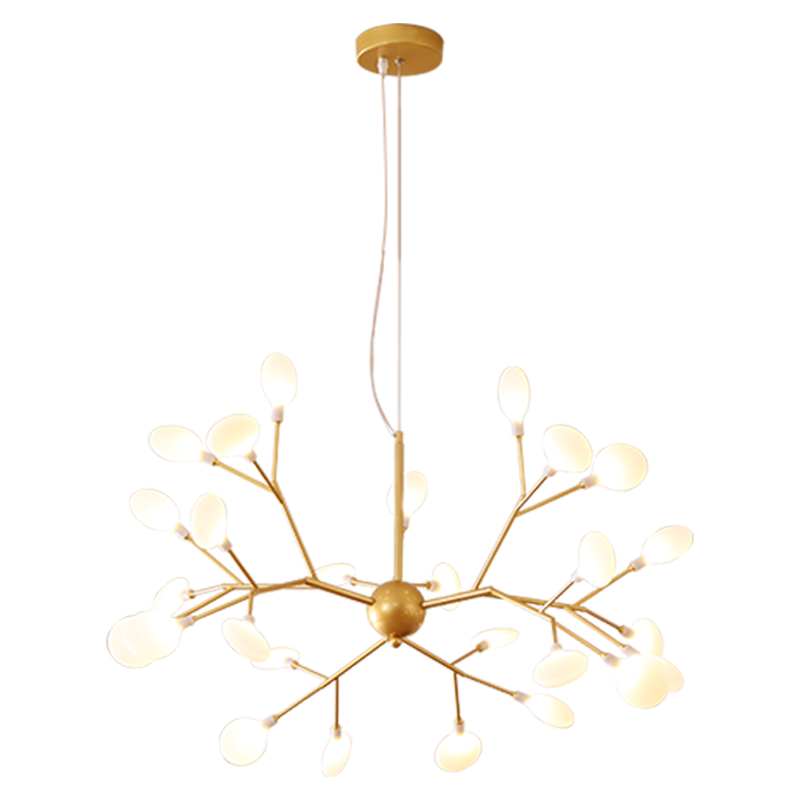 Modern Metal Branches LED Chandeliers - 27 or 36 Firefly Lights