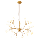 Modern Metal Branches LED Chandeliers - 27 or 36 Firefly Lights
