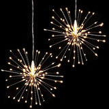 Fireworks Dandelion Copper Wire LED Light with 120/200 LEDs - Battery, USB & Solar Powered Decorative Light