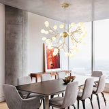 Modern Metal Branches LED Chandeliers - 27 or 36 Firefly Lights