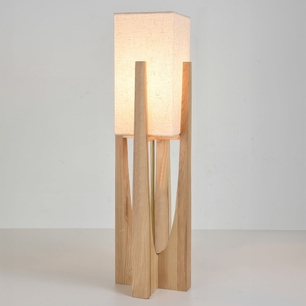 Japanese Wabi-Sabi Style Standing Floor Lamp — Minimalist, Elegant Ambient Lighting