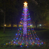 Star Waterfall LED String Lights - Christmas Meteor Shower for Holiday Decor