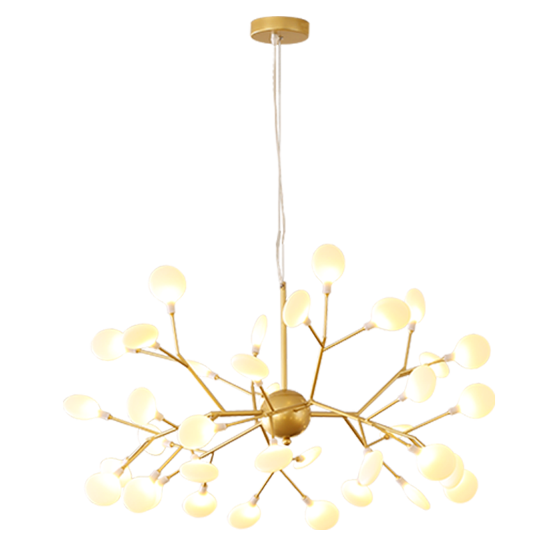 Modern Metal Branches LED Chandeliers - 27 or 36 Firefly Lights