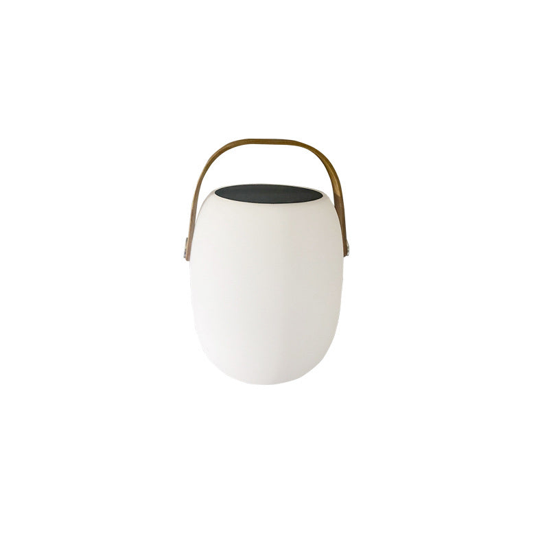 Solar-Powered PE Basket LED Light – Portable Outdoor Waterproof Decorative Lighting