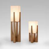 Japanese Wabi-Sabi Style Standing Floor Lamp — Minimalist, Elegant Ambient Lighting