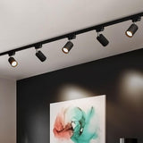 Modern Tubular LED Track Lighting Fixture - Flush Mount, 3/4/5-Light Options