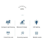 Outdoor Solar Bees LED String Lights - Waterproof Festival & Party Decoration