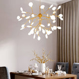 Modern Metal Branches LED Chandeliers - 27 or 36 Firefly Lights