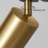 Modern Tubular LED Track Lighting Fixture - Flush Mount, 3/4/5-Light Options