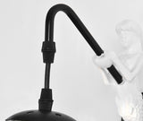 Charming Vintage Rustic Mermaid Orb 1-Light Wall Sconce Lamp