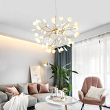 Modern Metal Branches LED Chandeliers - 27 or 36 Firefly Lights
