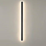Sleek Elongated Bar 1-Light LED Outdoor Wall Light – Waterproof Acrylic Fixture