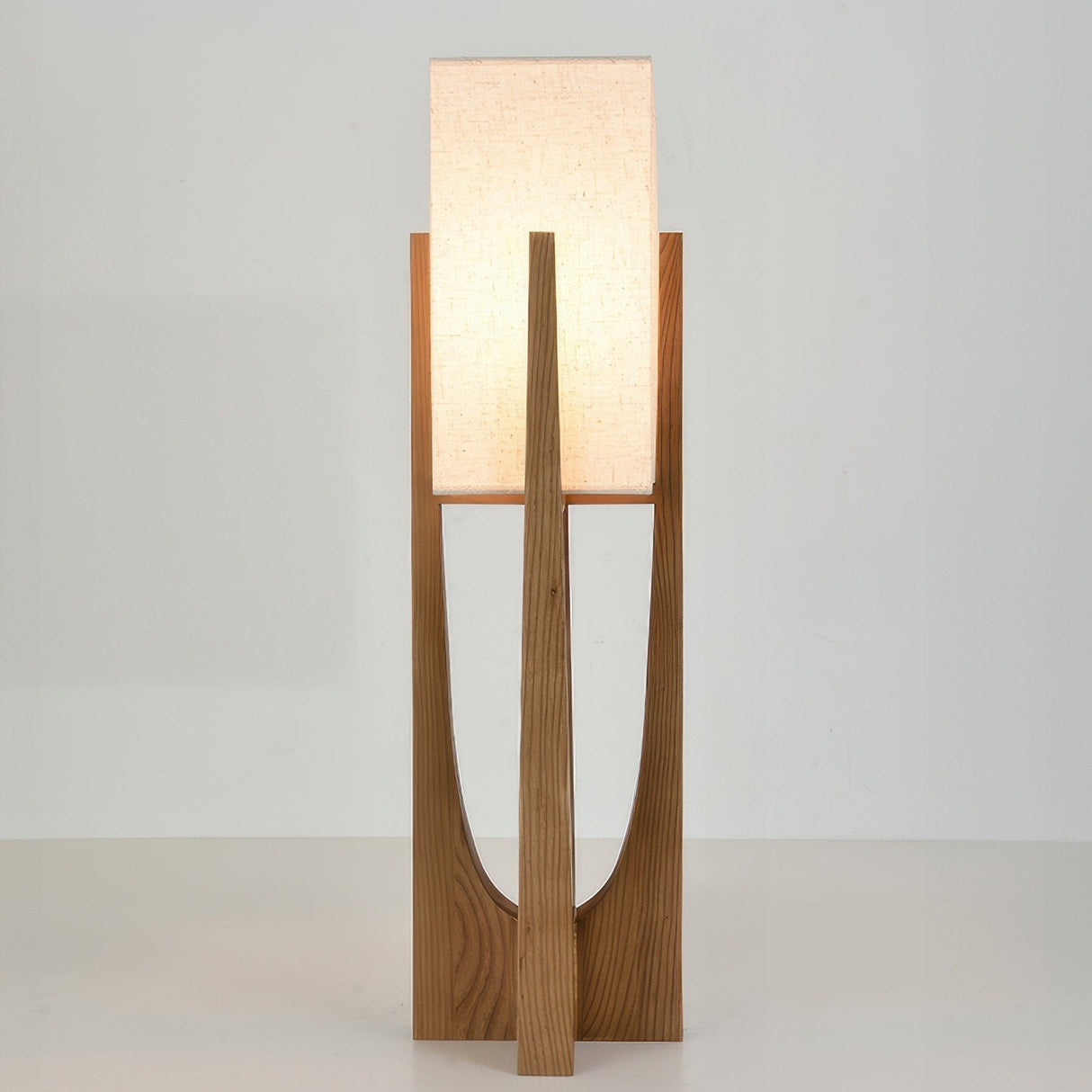 Japanese Wabi-Sabi Style Standing Floor Lamp — Minimalist, Elegant Ambient Lighting