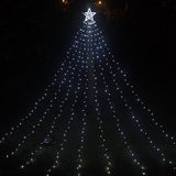 Star Waterfall LED String Lights - Christmas Meteor Shower for Holiday Decor
