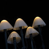 Solar-Powered Outdoor LED Mushroom String Lights for Patio