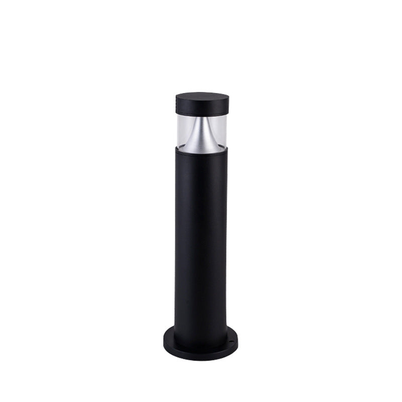 Modern Industrial Aluminum LED Column Garden Light – Waterproof Landscape Lighting for Lawn & Garden