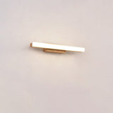 Nordic Minimalist Wooden Long-Strip Vanity Light – LED Wall Sconce Lamp