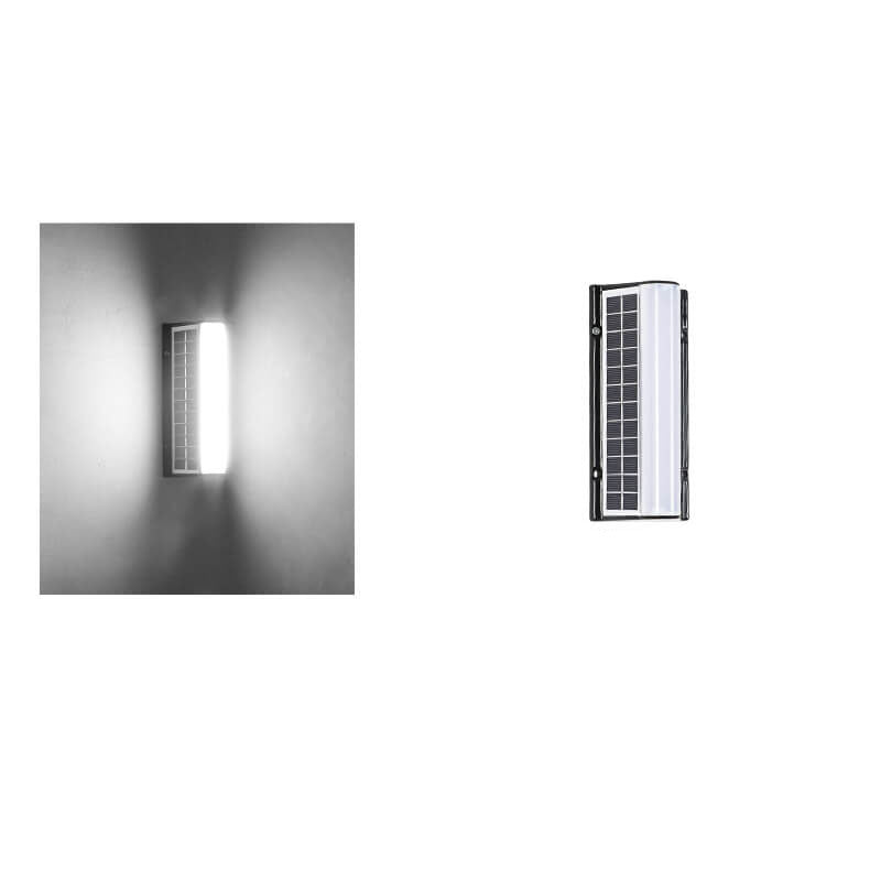 Modern Long Acrylic Solar LED Wall Light – Waterproof Outdoor Garden Lighting