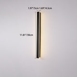 Modern Minimalist Long Rectangular LED Wall Sconce in Aluminum and Acrylic – Outdoor Garden Lighting