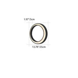 Sleek Modern Minimalist Crescent-Circle Stainless Steel LED Wall Sconce – Waterproof, Ideal for Outdoor Patio
